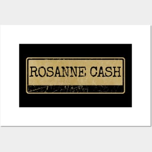 Aliska, text black retro - Rosanne Cash Posters and Art